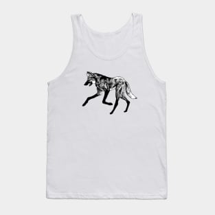 Playful Maned Wolf Tank Top